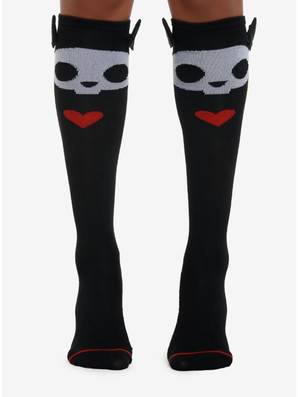 NWT Skelanimals Kit Cat 3D Ears Crew Men’s Socks (8-12)